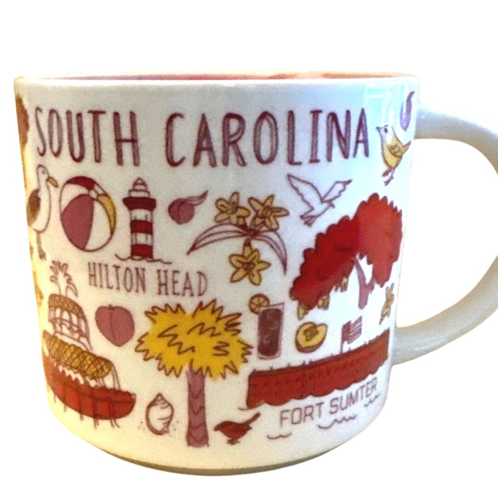 Starbucks South Carolina Been There Series 14 oz Coffee Mug No Box New